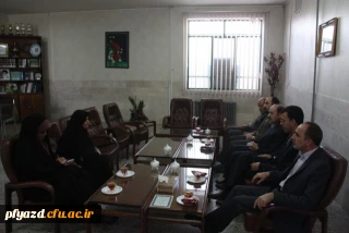 در راستای تعامل و تبادل نظر با مدیران آموزش و پرورش استان:
دیدار مدیرآموزش وپرورش ناحیه یک یزد با مسئولین پردیس