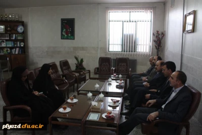 در راستای تعامل و تبادل نظر با مدیران آموزش و پرورش استان:
دیدار مدیرآموزش وپرورش ناحیه یک یزد با مسئولین پردیس