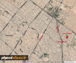 نقشه خوابگاه بهادری