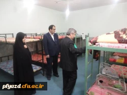 بازدید دکتر کیانی از خوابگاه