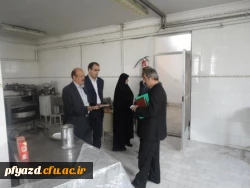 بازدید دکتر کیانی از آشپزخانه مرکزی
