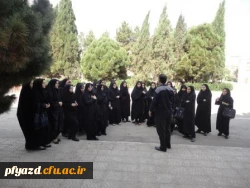 بازدید دانشجویان پردیس از کارخانجات تولیدی شهید قندی یزد