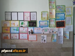 گزارش تصویری نقاشی به شیوه دانش آموزان دوره ابتدایی 
توسط دانشجویان رشته علوم تربیتی (گروه 4 و 5) 3