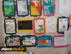 گزارش تصویری نقاشی به شیوه دانش آموزان دوره ابتدایی 
توسط دانشجویان رشته علوم تربیتی (گروه 4 و 5) 10