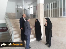 بازدید آقای شیرزاد از مراحل انجام مصاحبه