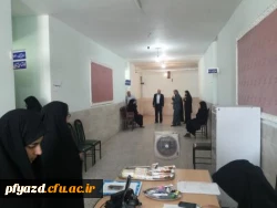 بازدید آقای شیرزاد از مراحل انجام مصاحبه