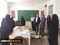 بازدید آقای شیرزاد از مراحل انجام مصاحبه