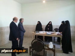 بازدید آقای شیرزاد از مراحل انجام مصاحبه