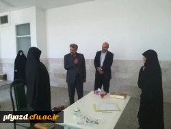 بازدید آقای شیرزاد از مراحل انجام مصاحبه