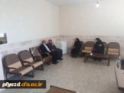 بازدید آقای شیرزاد از مراحل انجام مصاحبه