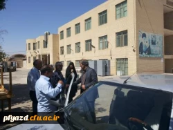 بازدید آقای شیرزاد از مراحل انجام مصاحبه