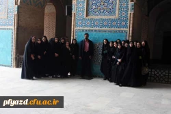 گزارش تصویری بازدید دانشجویان از مسجد جامع یزد با همراهی استاد سلمان زاده  2