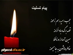 پیام تسلیت 2