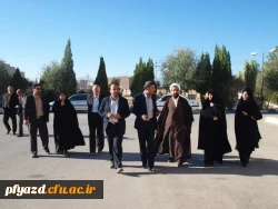 بازدید شهردار، اعضای شورای اسلامی شهر یزد و نماینده استان ازپردیس فاطمه الزهرا(س) 2