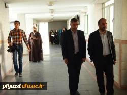 بازدید شهردار، اعضای شورای اسلامی شهر یزد و نماینده استان ازپردیس فاطمه الزهرا(س) 5