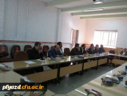 جلسه ی رئیس محترم پردیس با اساتید دانشگاه  7