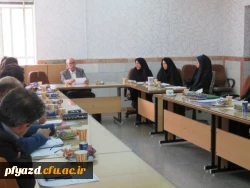 جلسه ی رئیس محترم پردیس با اساتید دانشگاه  9