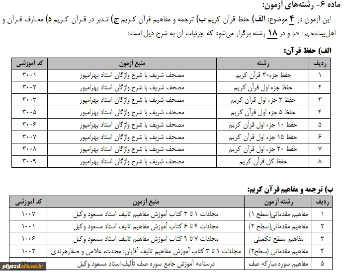 آزمون سراسری قرآن و عترت همراه با گواهی ضمن خدمت برای کارمندان دولت 3