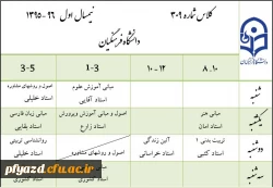 اطلاعیه آموزشی ورودی های 95 2