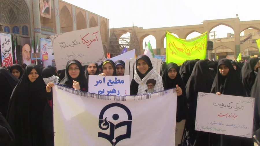 گزارش تصویری مراسم راهپیمایی 13 آبان 8