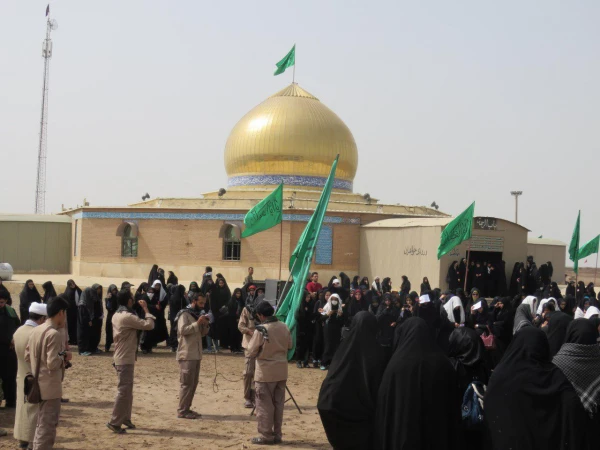 "گزارشی از اعزام دو کاروان راهیان نور دانشجویی به همت بسیج دانشگاه پردیس فاطمه الزهرا(س) یزد" 9