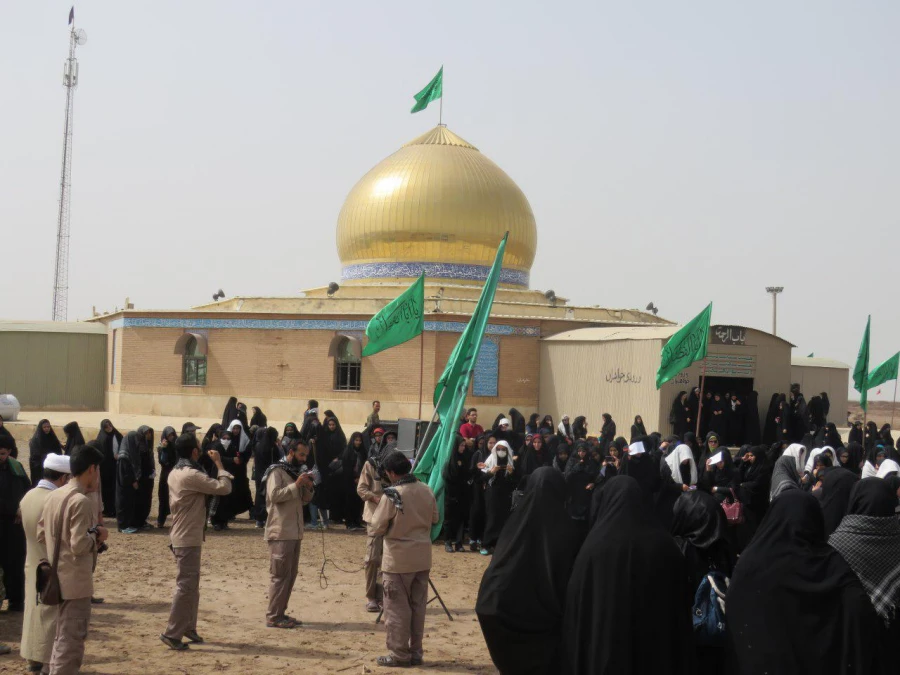 "گزارشی از اعزام دو کاروان راهیان نور دانشجویی به همت بسیج دانشگاه پردیس فاطمه الزهرا(س) یزد" 9