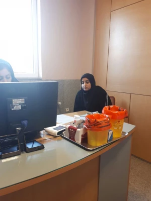 اهدای خون دانشجومعلمان پردیس 5