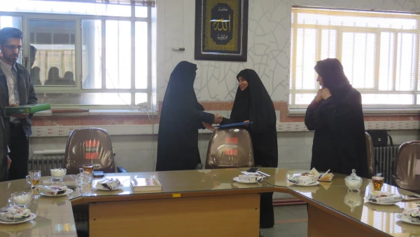 مراسم تودیع ومعارفه مسئول بسیج دانشجویی پردیس  7