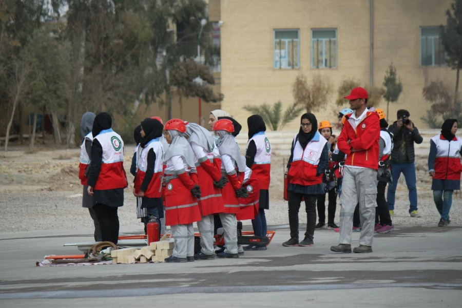 گزارش تصویری از مانور زلزله 7