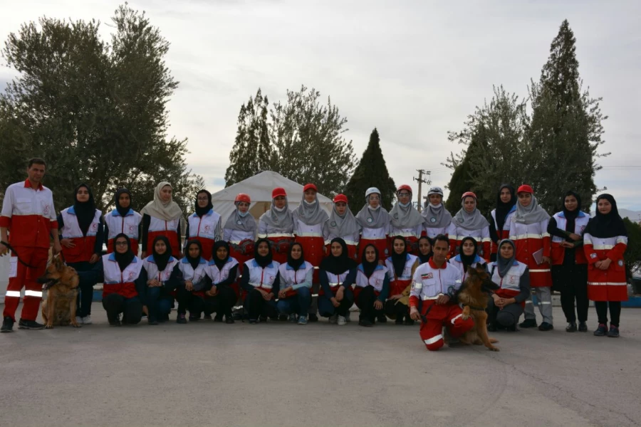 گزارش تصویری از مانور زلزله 9