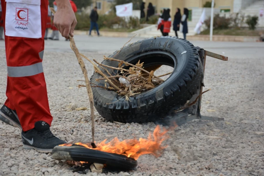 گزارش تصویری از مانور زلزله 16
