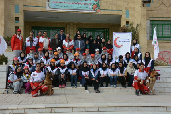 گزارش تصویری از مانور زلزله 22