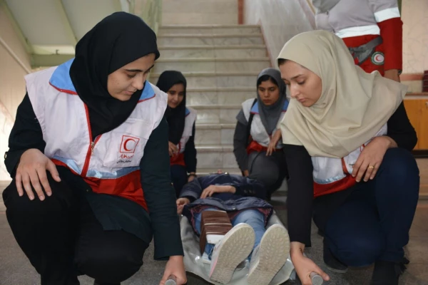 گزارش تصویری از مانور زلزله 26