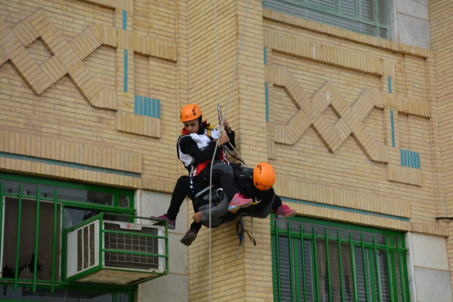 گزارش تصویری از مانور زلزله 27