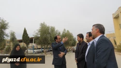 حضور شهردار محترم  واعضای شورای شهر یزد در پردیس 4