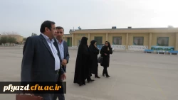 حضور شهردار محترم  واعضای شورای شهر یزد در پردیس 8