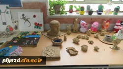 برپایی نمایشگاه کارهای دستی دانشجویان 3