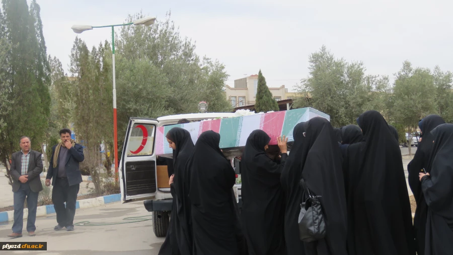 تشییع پیکر پاک شهید گمنام 9