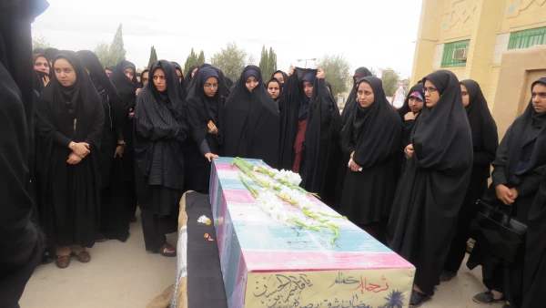 تشییع پیکر پاک شهید گمنام 6