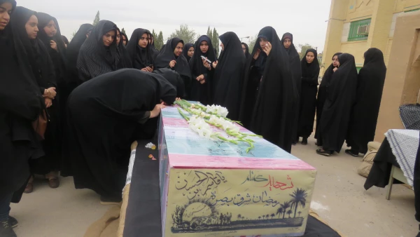 تشییع پیکر پاک شهید گمنام 7