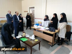 بازدید مدیرکل آموزش و پرورش استان یزد از روند مصاحبه داوطلبین کنکور سراسری 4