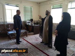 بازدیدمسئول دفتر نهاد نمایندگی مقام معظم رهبری از پردیس  9