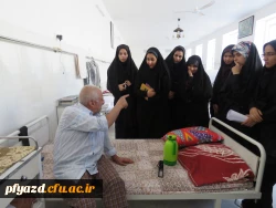 بازدید دانشجویان پردیس فاطمه الزهرا از خانه سالمندان 4