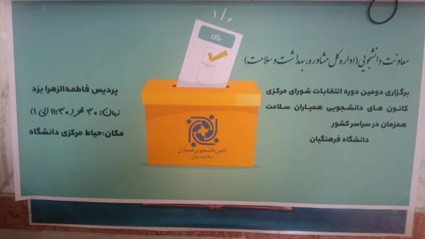 برگزاری انتخابات همیاران سلامت 2