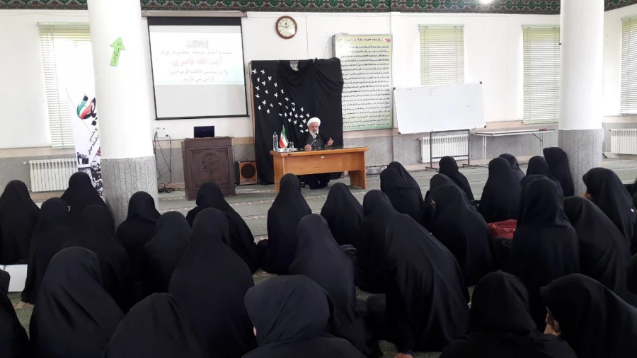 حضورنماینده ولی فقیه  و امام جمعه یزد  حضرت آیت الله ناصری در پردیس 2