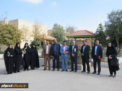 بازدید مسئولین حوزه معاونت سیاسی، امنیتی و اجتماعی استانداری یزد از پردیس فاطمه الزهرا(س)