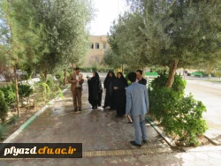 بازدید مسئولین حوزه معاونت سیاسی، امنیتی و اجتماعی استانداری یزد از پردیس فاطمه الزهرا(س) 2