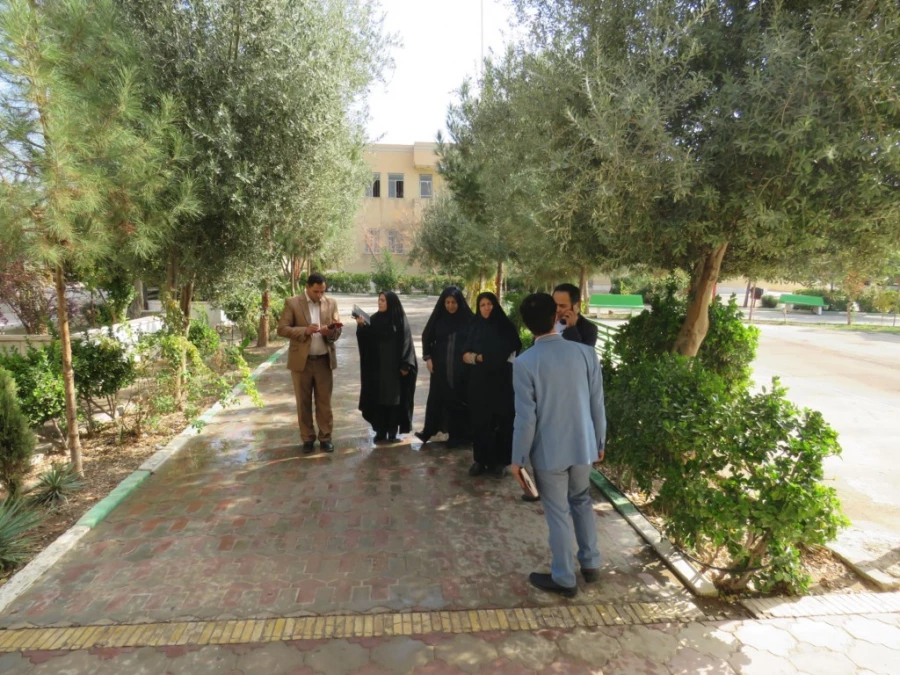 بازدید مسئولین حوزه معاونت سیاسی، امنیتی و اجتماعی استانداری یزد از پردیس فاطمه الزهرا(س) 2