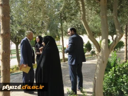بازدید مسئولین حوزه معاونت سیاسی، امنیتی و اجتماعی استانداری یزد از پردیس فاطمه الزهرا(س) 3