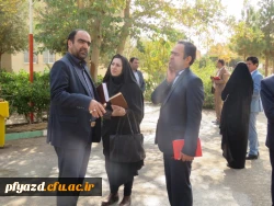 بازدید مسئولین حوزه معاونت سیاسی، امنیتی و اجتماعی استانداری یزد از پردیس فاطمه الزهرا(س) 5